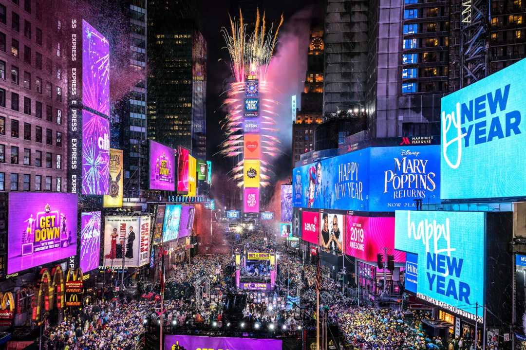 USA: Times Square Ball Drop Ceremony